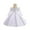 White, variant on LWavelet Elegant Toddler Girl Dress with Lace Applique Long Sleeve Bowknot Design Formal Princess Gown