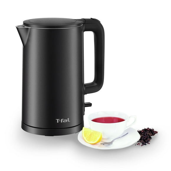 Hervidor Eléctrico T-fal Negro 1.5 L Seguro al Tacto con Potencia de 1350 W y Base 360°