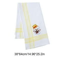 thumbnail image 3 of Christmas Kitchen Towels, Merry Christmas Trees Hand Towels for Bathroom Kitchen, Christmas Dish Towels for Kitchen, Christmas Kitchen Bathroom Decor, 14.96x25.2in(Yellow), 3 of 6