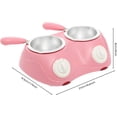 thumbnail image 2 of Chocolate Melting Pot, 110V 2 Pots Electric Chocolate Melting Warming Pot Candy Melts Pot Mini Fondue Fountain Pot Kit with 2 Gears Smart Temp Control for Home Kitchen Living Room Coffee Shops, 2 of 9