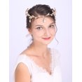 thumbnail image 4 of Bridal Crystal Tiara Crown Rhinestone Headband with Teardrop Diamond-Studded Leaf Hair Vine for Wedding Prom Party Hair Jewelry for Women and Girls, 4 of 7