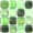 Vert, variante sur Sumhomie Autocollant Mural en Résine Imperméable Autocollant Mosaïque 3D Carrelage Art DIY