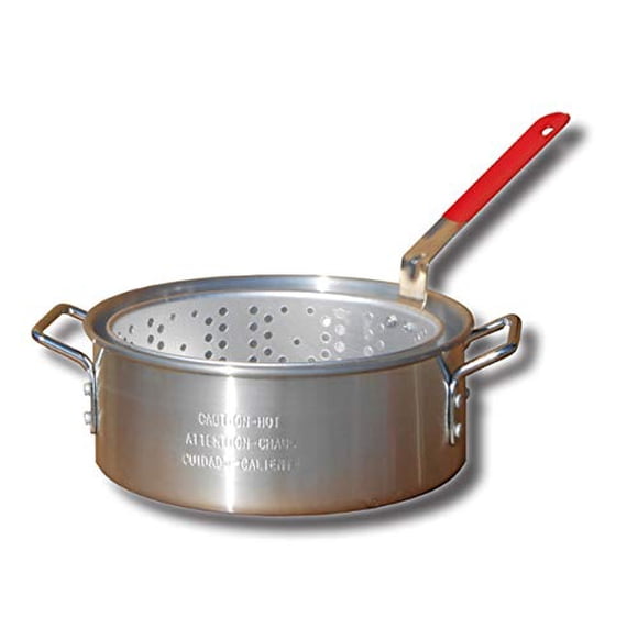 King Kooker KK2 9-Quart Aluminum Fry Pan with Basket