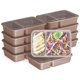 thumbnail image 1 of Recipientes para alimentos Bentgo Prep, 20 unidades, sin BPA, oro rosa, 1 of 8