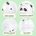thumbnail image 4 of JZCHUNTOY Cute Panda Handheld Fan, 1 Piece USB Rechargeable Mini Portable Fan, Lightweight Personal Cooling Fan, Suitable for Outdoor, Travel, Commute, Office and Home Use, 4 of 6