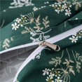 thumbnail image 5 of PinkMemory Green Floral Duvet Cover Twin Cotton Vintage Floral Bedding Set with Pillowcases Zipper Closure Durable-No Comforter Filler, 5 of 6