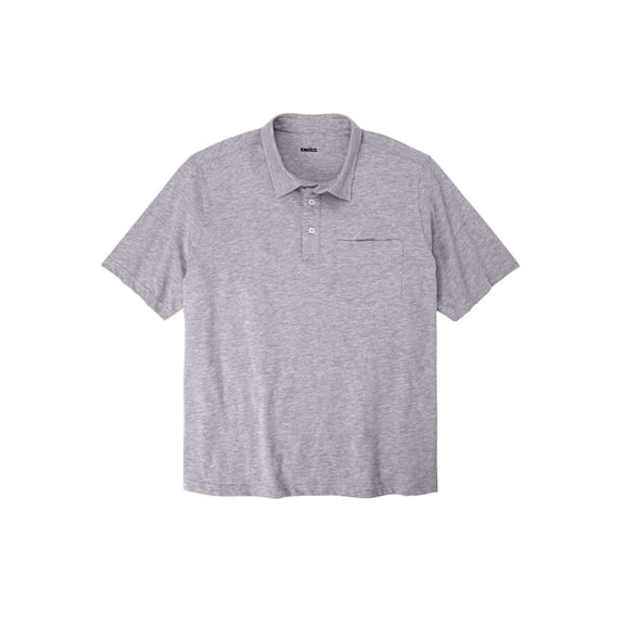 KingSize Men's Big & Tall Shrink-Less Lightweight Polo