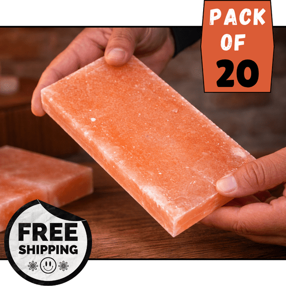 HSP Salt Tiles 8 x 4 x 1, Pack of 20 for Serving