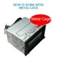thumbnail image 3 of Estuche universal para estéreo de coche con doble DIN y marco Soundway, 3 of 8