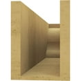 thumbnail image 4 of Ekena Millwork 6"W x 8"H x 28"L Asheboro Woodgrain TimberThane Rafter Tail, Primed Tan, 4 of 6