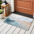 thumbnail image 4 of Abstract Waves Beach Art 2x3 Area Rugs for Living Room, Oil Painting Style Blue Sea Non Slip Floor Mat Washable Low-Profile Indoor Carpet for Bedroom, Dining Room, Bathroom, 4 of 9