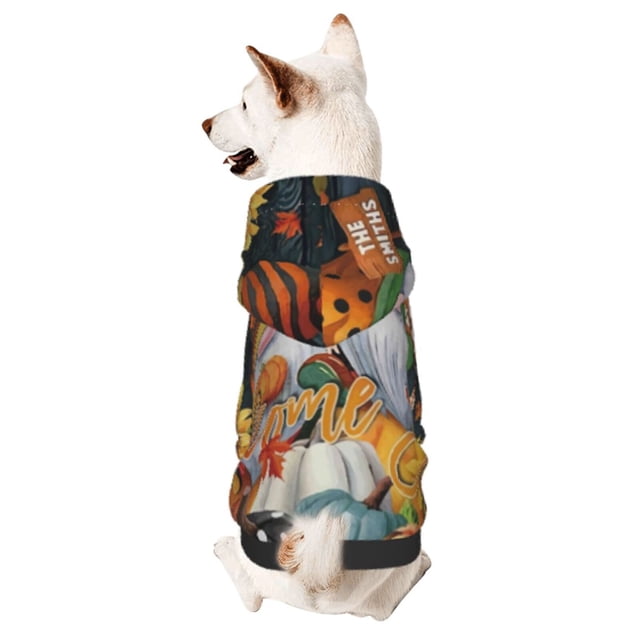 Balery Welcom Fall Sudadera con Capucha para Perros Pequeños – Ropa para Mascotas, Disfraz para Perros y Gatos, Ideal para Fiestas y Cosplay-Medium