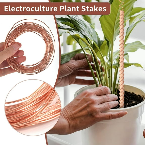 Yesbay 1 Roll Copper Wire Long-lasting Easy to Cut Flexible Copper Wire for Jewelry Making Gardening Crafts