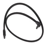 2X 50CM SATA 3.0 III SATA3 7pin Angle droit du câble de données 6Gb/s SSD Câbles HDD Cordon de données de disque dur avec manches en nylon