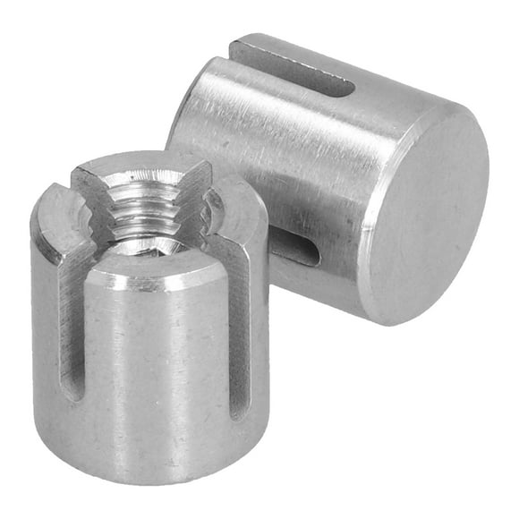 Cross Cable Clamps, Wire Rope Cross Cable Clip Clamp High Tensile Strength Rust Resistant For Cable Railings