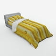 thumbnail image 2 of Ambesonne Retro Bedding Set 3 Pcs, Star Abstract, Twin, Yellow, 2 of 2