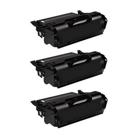 PrinterDash Compatible with Lexmark X642e/X644e/X644ef/X646ef/X646dte/X646e/X646ef-MFP Series Toner Cartridge (3/PK-21000 Page Yield) (X644A11E_3PK)
