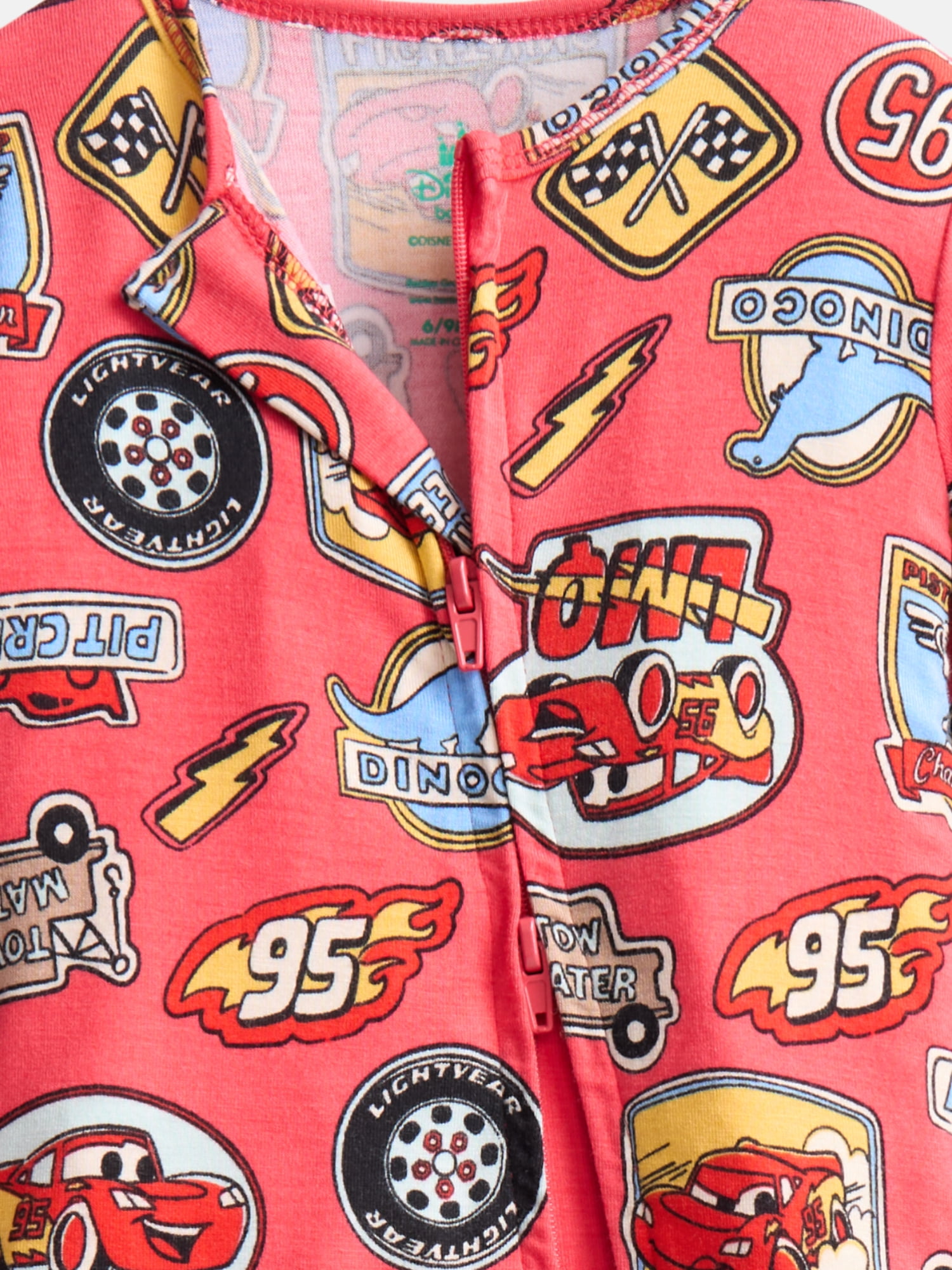 Disney Pixar Cars Baby Boys Sleep & Play Footed Pajamas, One Piece, Sizes NB-6/9M