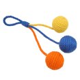 thumbnail image 3 of Bola de sonajero para gatos, bolas de hilo para gatos, cómodo juguete interactivo para gatos, juguetes para masticar, diseño de próxima generación, 3 of 8