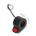 thumbnail image 2 of BRIGHTFUFU Thumb Throttle Control Accessories for Electric Bike Users Plastic Throttle for Riding Experience Upgrade 1Pcs, 2 of 8