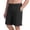 Black, variant on Men's Workout Shorts Elastic Waist Quick Dry Loose Running Shorts Casual Breathable Fitness Gym Athletic Shorts with Pockets Black M