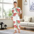 thumbnail image 6 of FORMRS Onesies Pajama for Adults Unisex Hoodie Winter Jumpsuit One Piece Sleepwear, Sizes S-2XL, Cute Watermelon, 6 of 7