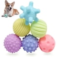 thumbnail image 1 of Juguetes para la dentición de cachorros, pelota para masticar perros, pelota para el aburrimiento de cachorros para el entrenamiento de mascotas, 1 of 4