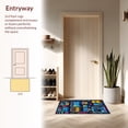thumbnail image 3 of ODIKA 8' x 10' Machine Washable Non-Slip Area Rug, Synthwave Controller High Traffic Rug, Blue, 141611, 3 of 7
