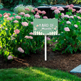 thumbnail image 4 of Eveokoki Yard of The Month Lawn Yard Sign 12" x 8" Aluminum Yard Signs with Metal Stakes, 4 of 6