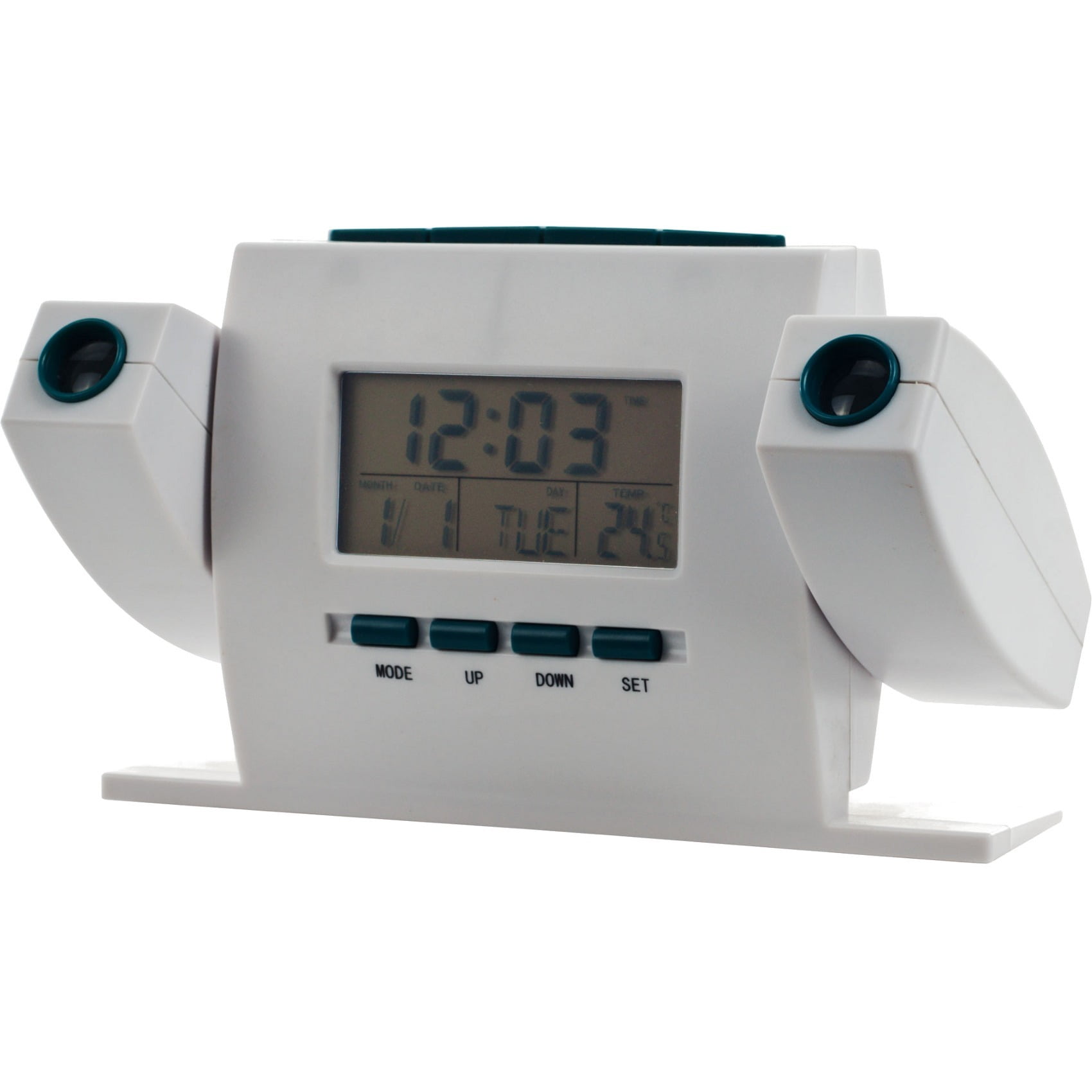 Dual Projection Alarm Clock with FM Radio