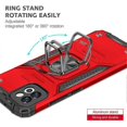 thumbnail image 5 of For Samsung Galaxy A03 164mm Magnetic Armor TPU + PC Holder Phone Case, 5 of 5