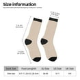 thumbnail image 2 of Rateoe Brown Gingham for Women Casual Calf Socks - Cute Crew Socks - Thin Soft Above Ankle Socks Size 5-11, 2 of 6