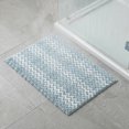 thumbnail image 6 of Unique Bargains Ultra Soft Non Slip Machine Washable Chenille Bath Mat Blue 32" x 20", 6 of 6