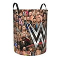 thumbnail image 2 of Large Laundry Basket with Handle, WWE Collapsible Laundry Hamper, Dirty Clothes Storage Basket for Living Room, Bathroom, Bedroom, College Dorm, 2 of 7