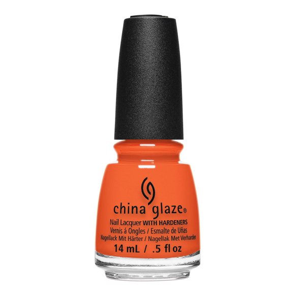 China Glaze Nail Lacquer - Le coup de poing à l'orange - 0.5 FL OZ