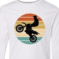 thumbnail image 4 of Inktastic Dirt Biking Motocross Retro Long Sleeve Youth T-Shirt, 4 of 5