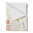 thumbnail image 2 of Vegan Soft Flannel Fleece Throw Blanket, Vegan Sources of Protein Concept with Vegetables and Names in Circular Chart, Cozy Plush for Indoor and Outdoor Use, 50" x 60", Multicolor, by Ambesonne, 2 of 5