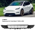 thumbnail image 4 of Bumper Lower Center Grille Cover, Durable 1493759 00 A Wind Resistance Reduction Front Bumper Lower Center Grille Protection Stylish  For Model Y, 4 of 8