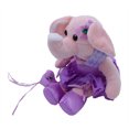 thumbnail image 2 of Plush Ballerina Elephant With Purple Tutu 15 Inches Tall, 2 of 2