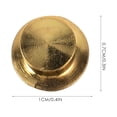 thumbnail image 2 of Miangastore Lapel Pin Backs Golden Alloy Enamel DIY Projects Jewelry 40Pcs 0.4x0.3in, 2 of 8