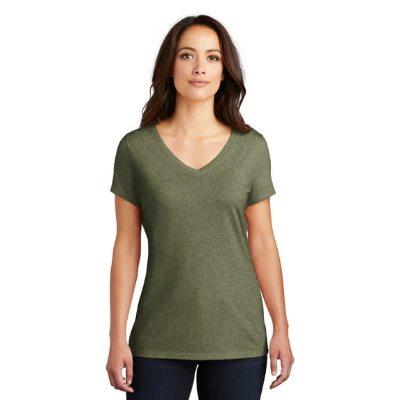 District ® Women's Perfect Tri ® V-Neck Tee. DM1350L