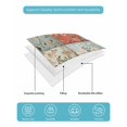 thumbnail image 5 of Elegant Spring Floral Twin XL Size Down Alternative Comforter, Lightweight Comforter Quilt Bedding Set with Pillow Shams Summer Botanical Farmhouse All Seasons Bed Comforter Duvet Insert 68"x98", 5 of 7