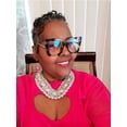 thumbnail image 4 of Gafas de bloqueo de luz azul FEISEDY Oversized Square B2639, 4 of 6