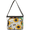 Beige, variant on Jiaoprinted Spring Yellow Flowers Clear Lunch Bag, Green Leaves Ladybird Reusable Leakproof Lunch Box with Adjustable Shoulder Strap for Work Beach Picnic