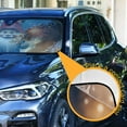 thumbnail image 4 of Fireworks Gnome American Flags Automotive Front Car Windshield Sun Shade Reflector Foldable for Front Fit for Cars Truck SUVs, 4 of 8
