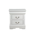 thumbnail image 5 of Tcbosik Wooden Nightstand with 2 Storage Drawers Accent Bedside Table for Bedroom Living Room, White, 5 of 5