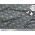 thumbnail image 2 of Soimoi Rayon Fabric Geometric Shapes,Crocodile & Rhinoceros Kids Printed Fabric 1 Yard 42 Inch Wide, 2 of 3