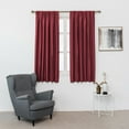 thumbnail image 7 of Yipa Red Blackout Roman Curtains for Kids Bedroom Thermal Insulated Curtains Rod Pocket Tie Up Shade Curtains 1-Panel for Small Windows Bathroom Kitchen (22 x 46 Inches Long), 7 of 7