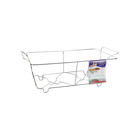 

NeosKon Full Size Aluminum Wire Silver | 1 Pc. Chafing Rack 1 count Chrome