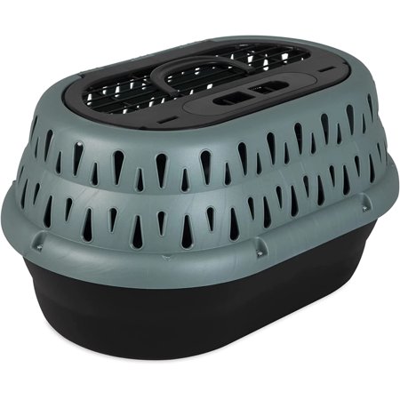 UPC: 0029695414541 | Petmate Top Load Cat Kennel Carrier Green 14-Inch